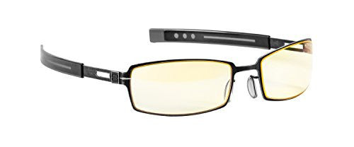 Gunnar Optiks PPK-07201 PPK Dark Steel Frame with Amber Lens - Not Machine Specific