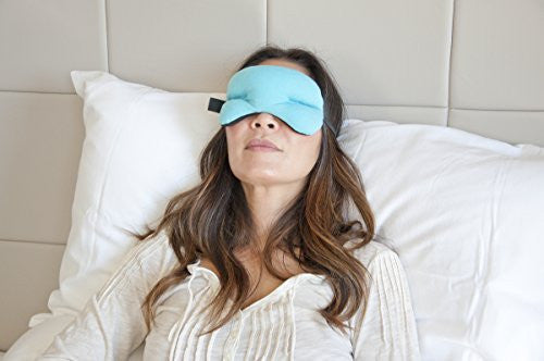 IMAK Compression Pain Relief Mask and Eye Pillow, Teal - Mitigate Migraines